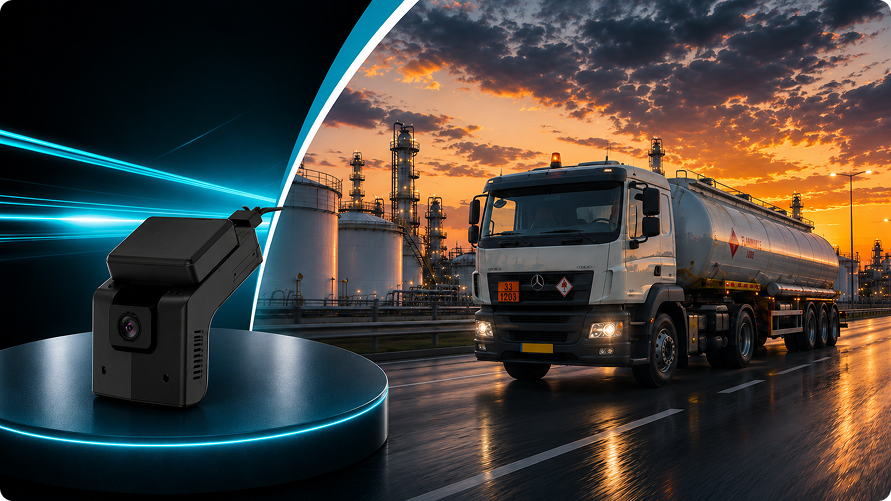 Oil & Gas Transport: Keeping Your Fleet Safe with iTriangle's AW500 Dashcam